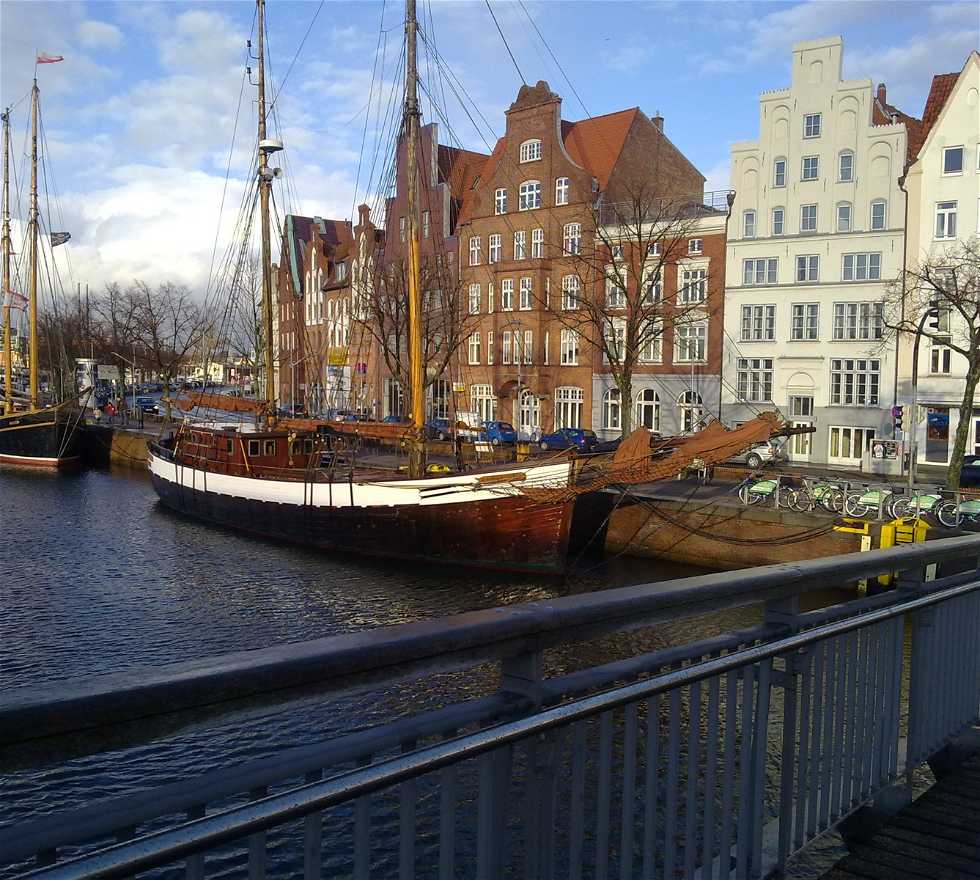 Canal en Lübeck