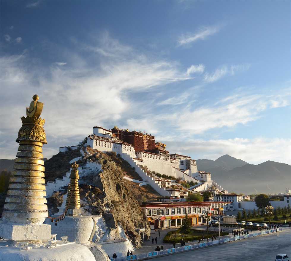 Montaña en Lhasa