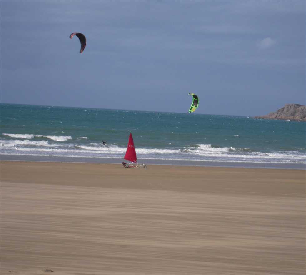 Kitesurfing en Erquy