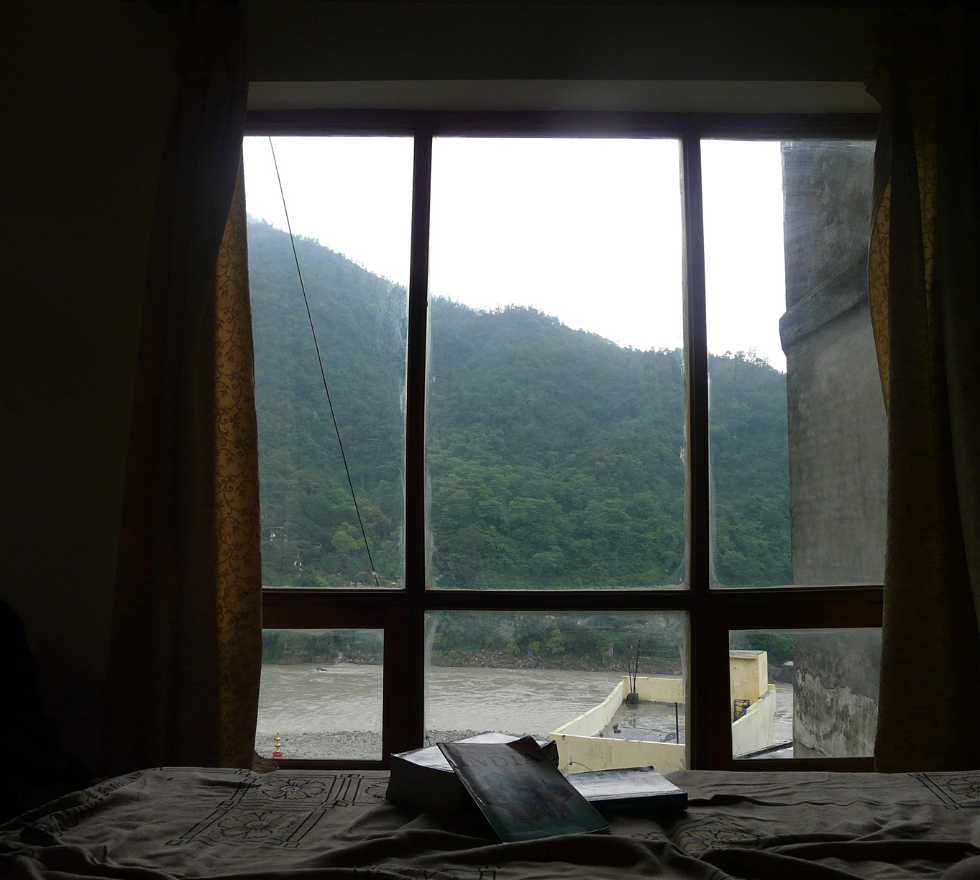Fenêtre à Rishikesh