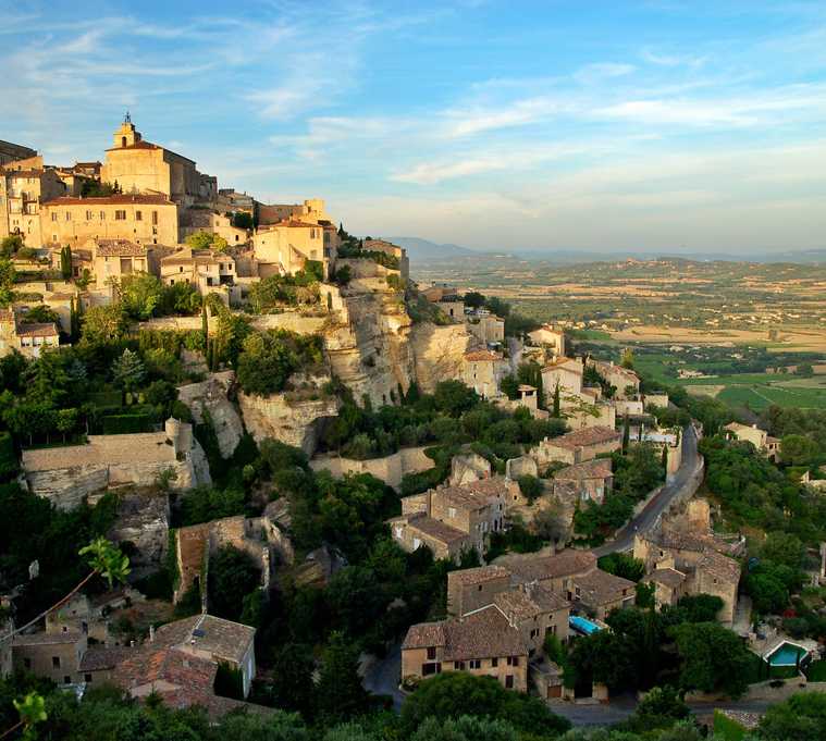 Landscape in Provence-Alpes-Côte d'Azur