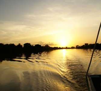 Sunset in Gambia