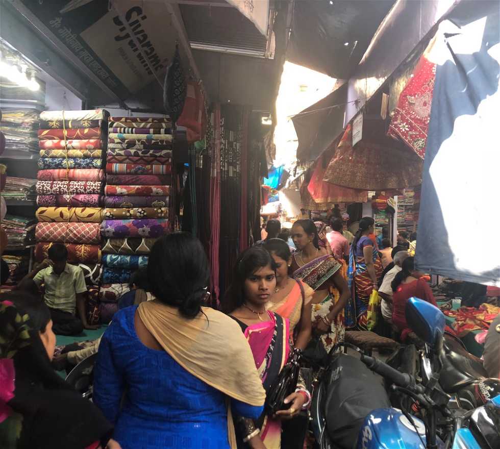 Mercado en Lakhimpur