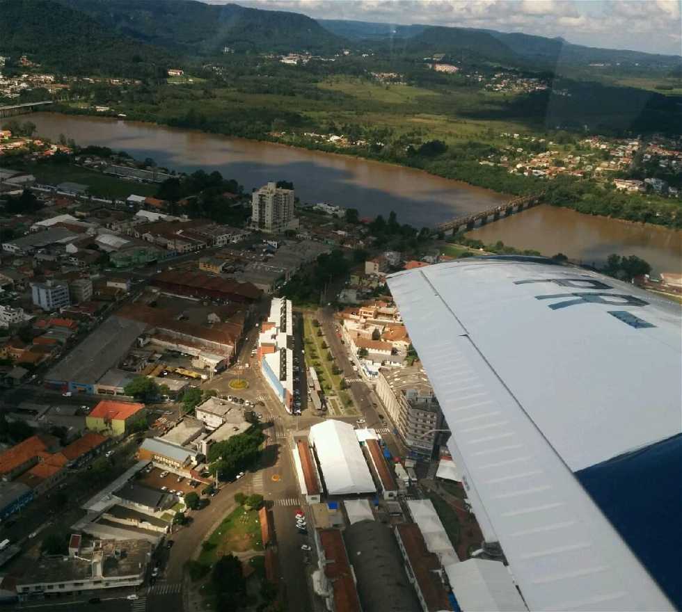 Foto aérea en Porto União